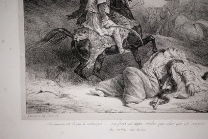 Théodore Gericault, Le Giaour (The Infidel) 1823 Original Lithograph