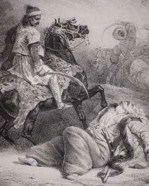 Théodore Gericault, Le Giaour (The Infidel) 1823 Original Lithograph